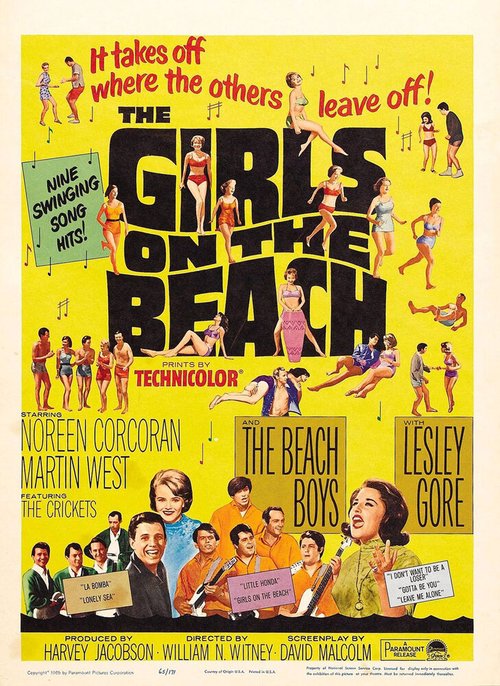 Обложка (Постер) Девочки на пляже / The Girls on the Beach (1965) SATRip Обложка (Постер) Девочки на пляже / The Girls on the Beach (1965) SATRip