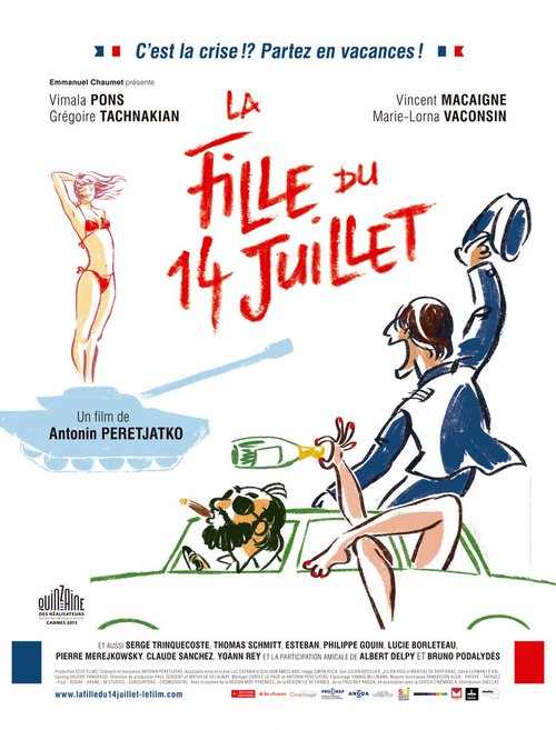 Обложка (Постер) Девушка 14 июля / La fille du 14 juillet (2013) HDRip Обложка (Постер) Девушка 14 июля / La fille du 14 juillet (2013) HDRip