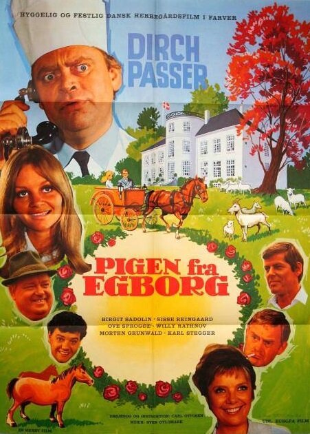 Обложка (Постер) Девушка из Эгборга / Pigen fra Egborg (1969) SATRip