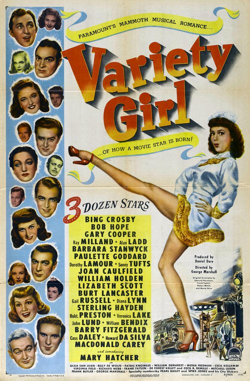 Обложка (Постер) Девушка из варьете / Variety Girl (1947) SATRip Обложка (Постер) Девушка из варьете / Variety Girl (1947) SATRip