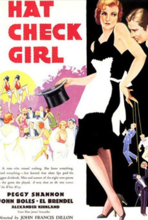 Обложка (Постер) Девушка, принимающая шляпы / Hat Check Girl (1932) SATRip