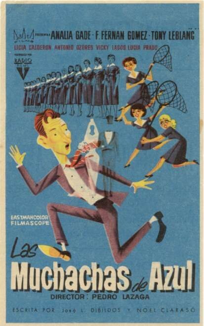 Обложка (Постер) Девушки в голубом / Las muchachas de azul (1957) SATRip Обложка (Постер) Девушки в голубом / Las muchachas de azul (1957) SATRip