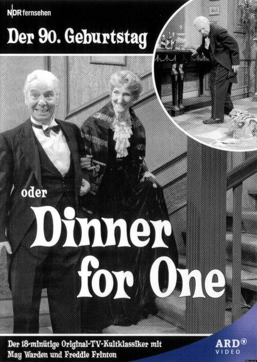 Обложка (Постер) Девяностый день рождения, или Ужин на одного / Der 90. Geburtstag oder Dinner for One (1963) 