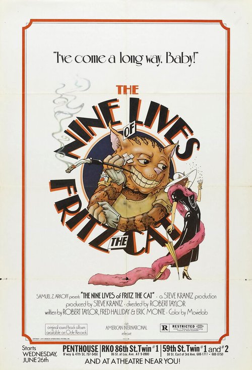 Обложка (Постер) Девять жизней кота Фрица / The Nine Lives of Fritz the Cat (1974) SATRip Обложка (Постер) Девять жизней кота Фрица / The Nine Lives of Fritz the Cat (1974) SATRip