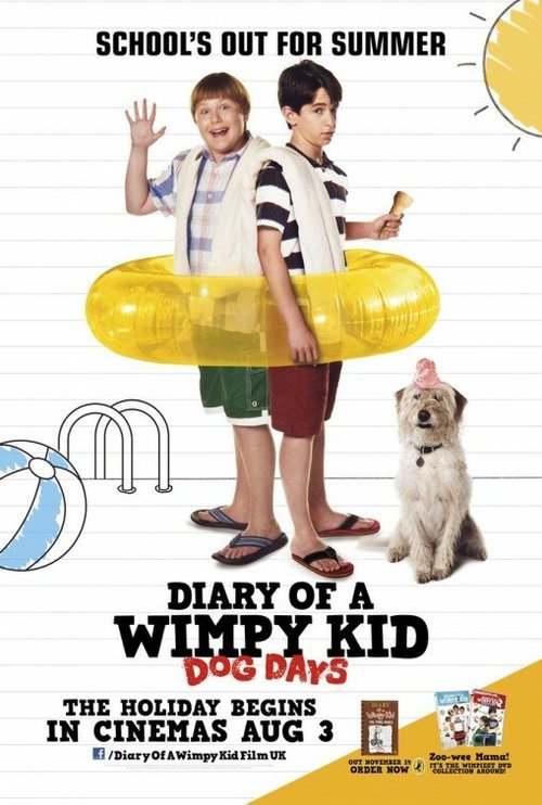 Обложка (Постер) Дневник слабака 3 / Diary of a Wimpy Kid: Dog Days (2012) HDRip Обложка (Постер) Дневник слабака 3 / Diary of a Wimpy Kid: Dog Days (2012) HDRip