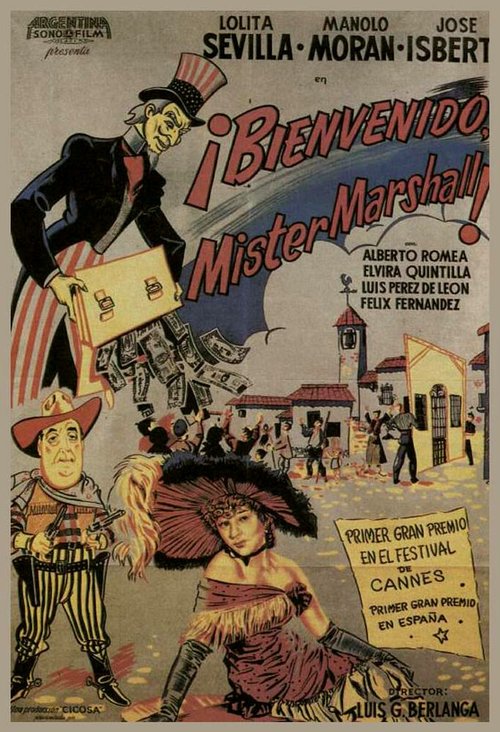 Обложка (Постер) Добро пожаловать, мистер Маршалл / Bienvenido Mister Marshall (1953) SATRip Обложка (Постер) Добро пожаловать, мистер Маршалл / Bienvenido Mister Marshall (1953) SATRip