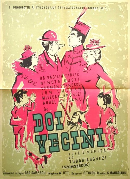 Обложка Doi vecini (1958) 