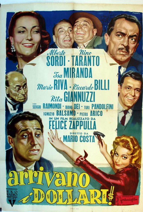 Обложка (Постер) Доллары прибыли! / Arrivano i dollari! (1957) SATRip Обложка (Постер) Доллары прибыли! / Arrivano i dollari! (1957) SATRip