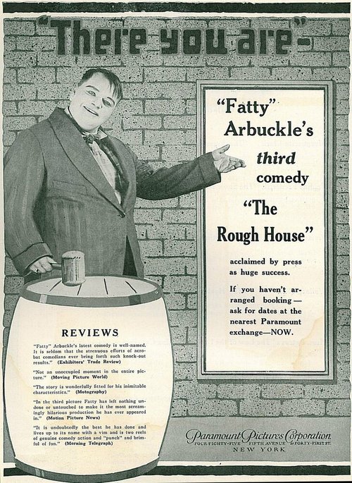 Обложка (Постер) Дом грубых манер / The Rough House (1917) 