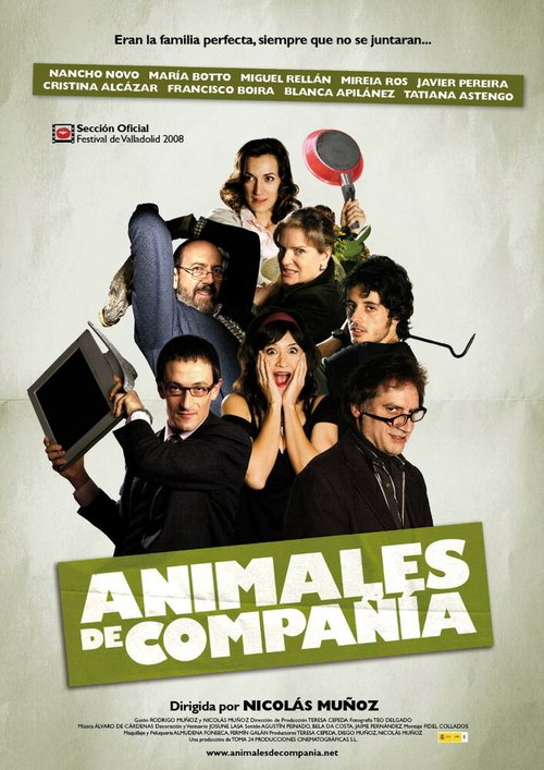 Обложка (Постер) Домашние животные / Animales de compañía (2008) HDRip Обложка (Постер) Домашние животные / Animales de compañía (2008) HDRip
