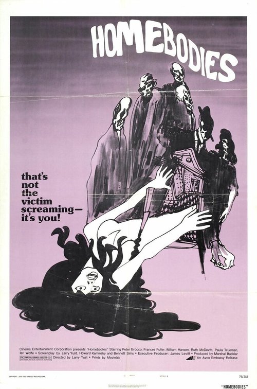 Обложка (Постер) Домоседы / Homebodies (1974) SATRip Обложка (Постер) Домоседы / Homebodies (1974) SATRip