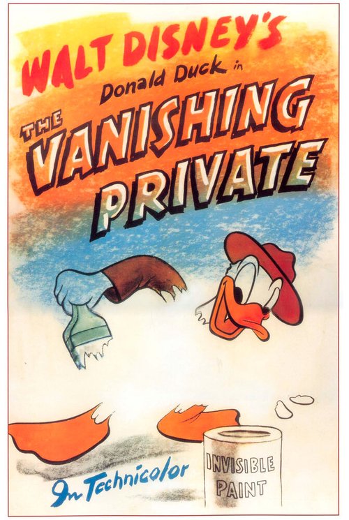 Обложка (Постер) Дональд Дак — невидимка / The Vanishing Private (1942) Обложка (Постер) Дональд Дак — невидимка / The Vanishing Private (1942)