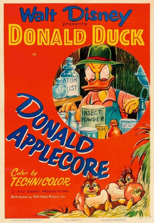 Обложка (Постер) Дональд — яблочная сердцевина / Donald Applecore (1952) Обложка (Постер) Дональд — яблочная сердцевина / Donald Applecore (1952)