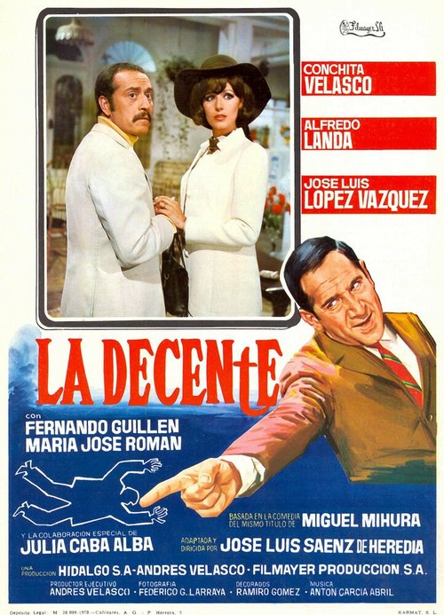 Обложка (Постер) Достойная женщина / La decente (1971) SATRip Обложка (Постер) Достойная женщина / La decente (1971) SATRip