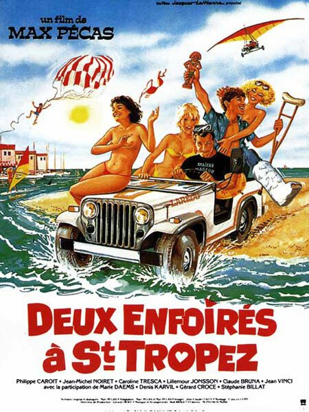 Обложка (Постер) Два придурка в Сан-Тропе / Deux enfoirés à Saint-Tropez (1986) SATRip Обложка (Постер) Два придурка в Сан-Тропе / Deux enfoirés à Saint-Tropez (1986) SATRip