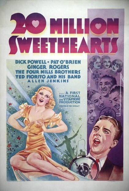 Обложка (Постер) Двадцать миллионов возлюбленных / Twenty Million Sweethearts (1934) SATRip Обложка (Постер) Двадцать миллионов возлюбленных / Twenty Million Sweethearts (1934) SATRip