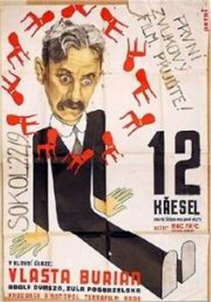 Обложка (Постер) Двенадцать стульев / Dvanáct kresel (1933) SATRip Обложка (Постер) Двенадцать стульев / Dvanáct kresel (1933) SATRip