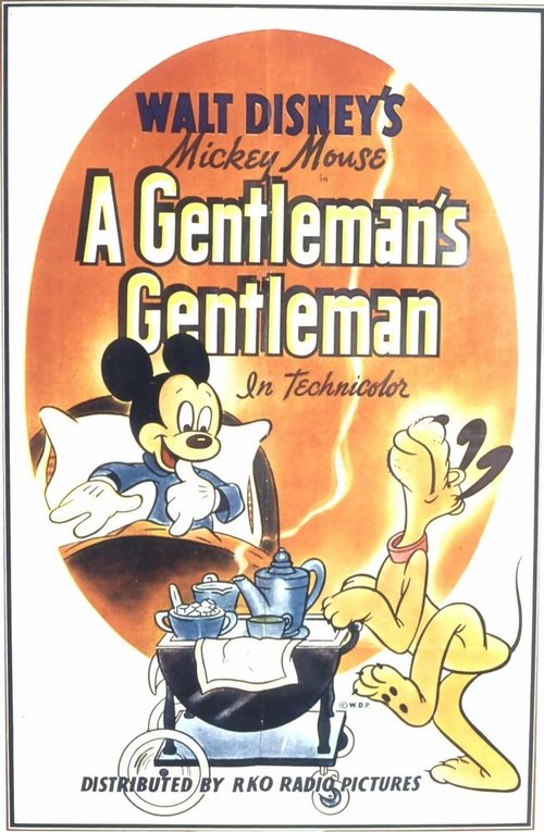 Обложка (Постер) Джентльмен джентльмена / A Gentleman's Gentleman (1941) 