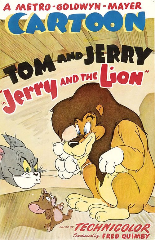 Обложка (Постер) Джерри и лев / Jerry and the Lion (1950) 