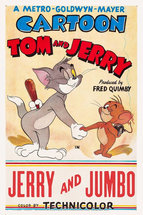 Обложка (Постер) Джерри и слоненок / Jerry and Jumbo (1953) Обложка (Постер) Джерри и слоненок / Jerry and Jumbo (1953)