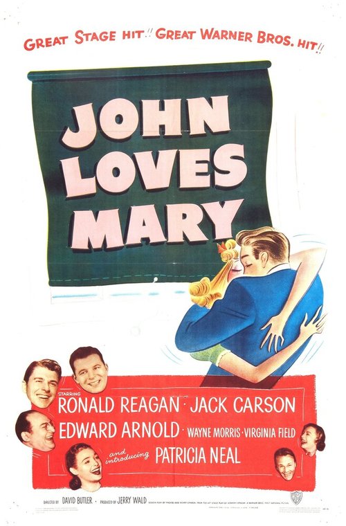 Обложка (Постер) Джон любит Мэри / John Loves Mary (1949) SATRip Обложка (Постер) Джон любит Мэри / John Loves Mary (1949) SATRip