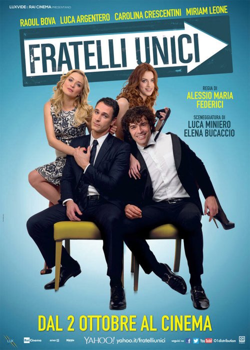 Обложка (Постер) Единственные братья / Fratelli unici (2014) HDRip Обложка (Постер) Единственные братья / Fratelli unici (2014) HDRip