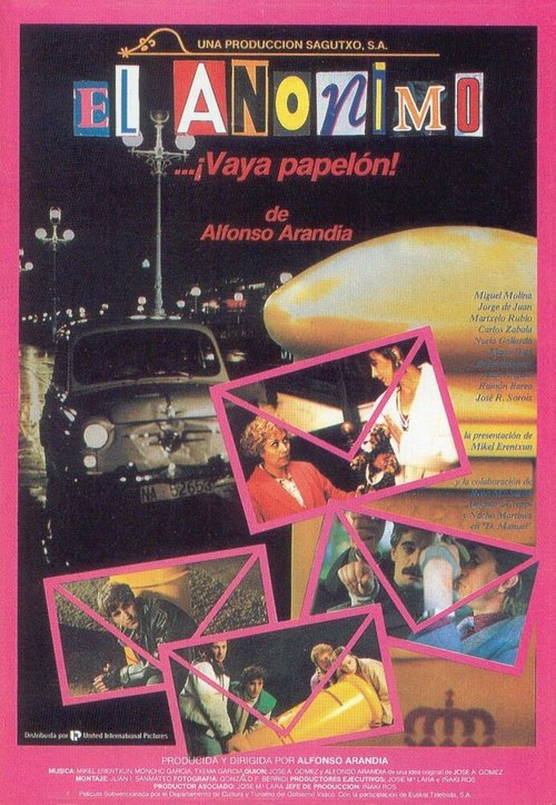 Обложка (Постер) El anónimo... ¡vaya papelón! (1990) HDRip Обложка (Постер) El anónimo... ¡vaya papelón! (1990) HDRip