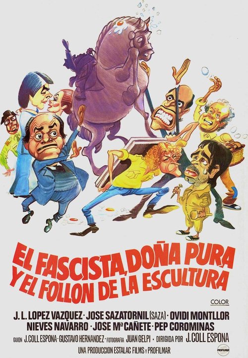 Обложка (Постер) El fascista, doña Pura y el follón de la escultura (1983) SATRip Обложка (Постер) El fascista, doña Pura y el follón de la escultura (1983) SATRip