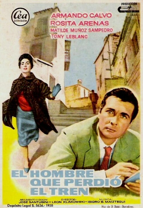 Обложка (Постер) El hombre que perdió el tren (1960) SATRip Обложка (Постер) El hombre que perdió el tren (1960) SATRip