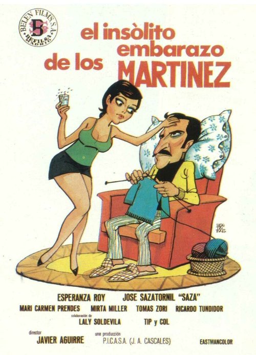 Обложка (Постер) El insólito embarazo de los Martínez (1974) SATRip