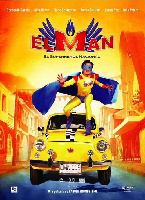 Обложка (Постер) El man, el superhéroe nacional (2009) 