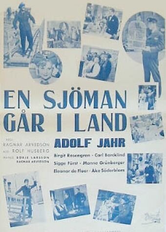 Обложка (Постер) En sjöman går iland (1937) SATRip Обложка (Постер) En sjöman går iland (1937) SATRip
