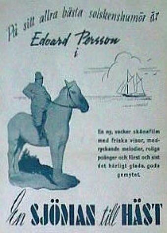 Обложка (Постер) En sjöman till häst (1940) SATRip