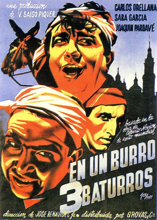 Обложка (Постер) En un burro tres baturros (1939) SATRip Обложка (Постер) En un burro tres baturros (1939) SATRip
