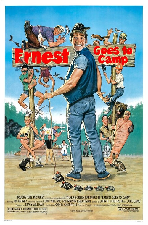 Обложка (Постер) Эрнест едет в лагерь / Ernest Goes to Camp (1987) SATRip