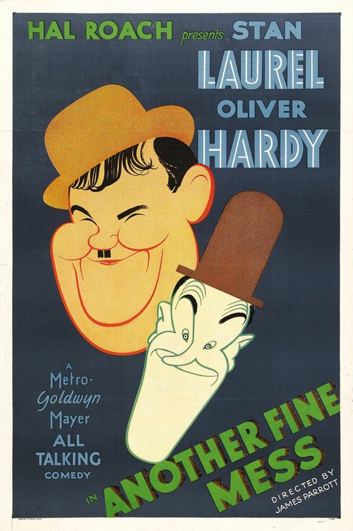 Обложка (Постер) Еще одно чудесненькое дельце / Another Fine Mess (1930) SATRip Обложка (Постер) Еще одно чудесненькое дельце / Another Fine Mess (1930) SATRip