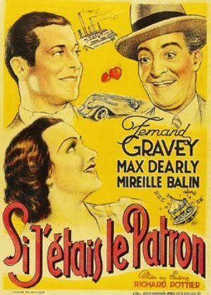 Обложка (Постер) Если бы я был начальником / Si j'étais le patron (1934) SATRip Обложка (Постер) Если бы я был начальником / Si j'étais le patron (1934) SATRip
