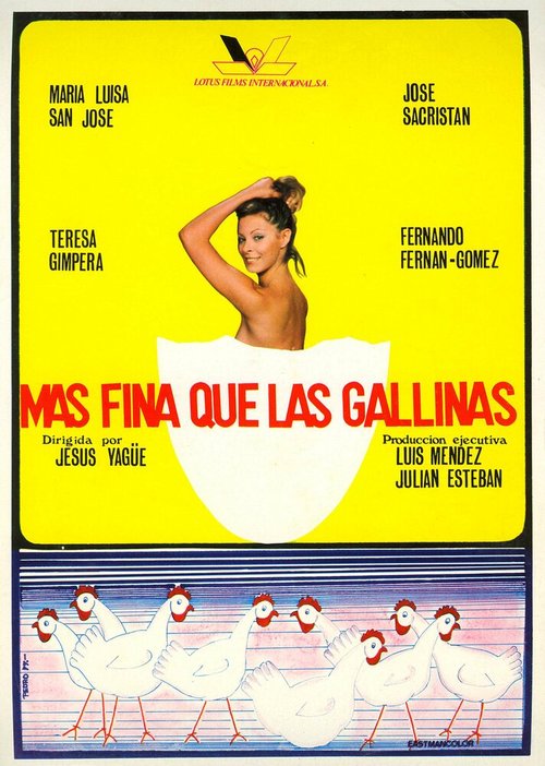 Обложка (Постер) Это лучше, чем цыпочки / Más fina que las gallinas (1977) Обложка (Постер) Это лучше, чем цыпочки / Más fina que las gallinas (1977)
