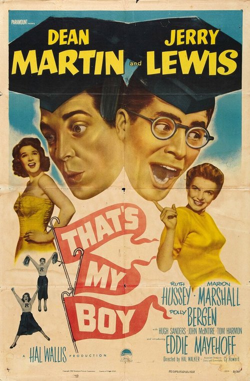 Обложка (Постер) Это мой парень / That's My Boy (1951) SATRip Обложка (Постер) Это мой парень / That's My Boy (1951) SATRip