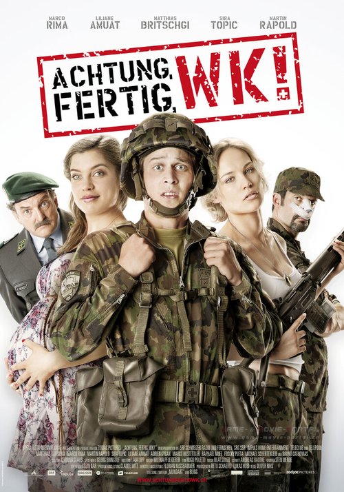 Обложка (Постер) Это полный 'ахтунг'! / Achtung, fertig, WK! (2013) HDRip