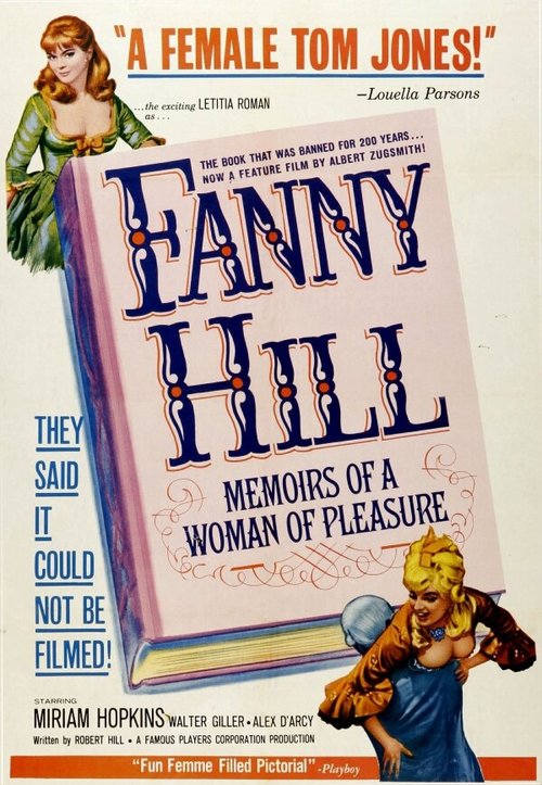 Обложка (Постер) Фанни Хилл: Мемуары женщины для утех / Fanny Hill (1964) SATRip
