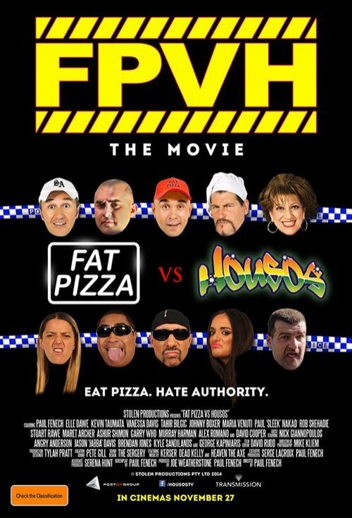 Обложка (Постер) Fat Pizza vs. Housos (2014) 