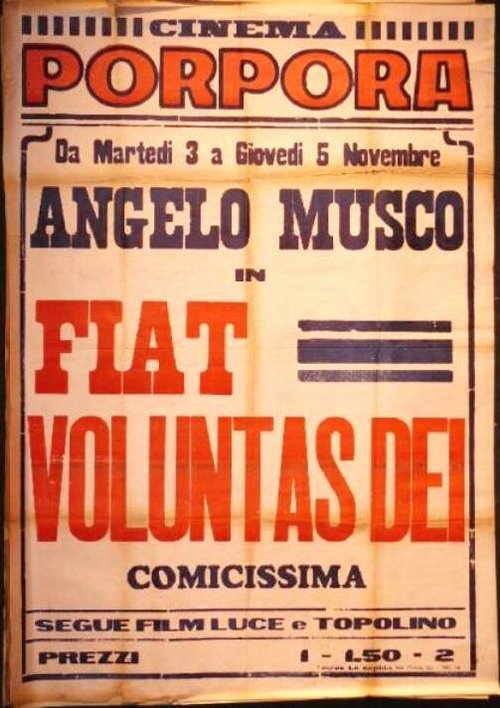 Обложка (Постер) Fiat voluntas dei (1936) SATRip Обложка (Постер) Fiat voluntas dei (1936) SATRip