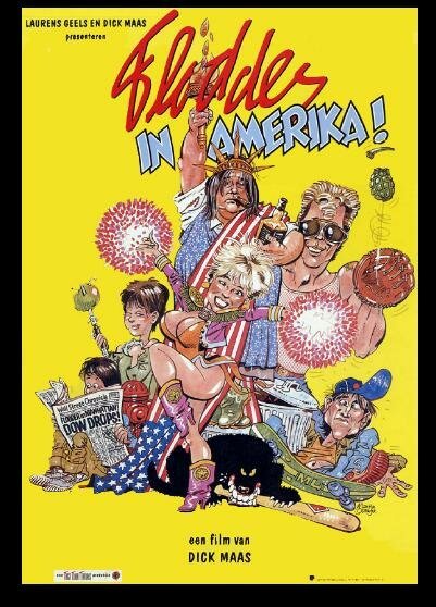 Обложка (Постер) Флоддеры в Америке! / Flodder in Amerika! (1992) HDRip
