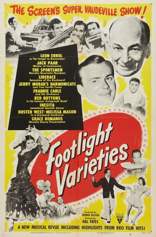 Обложка (Постер) Footlight Varieties (1951) SATRip Обложка (Постер) Footlight Varieties (1951) SATRip