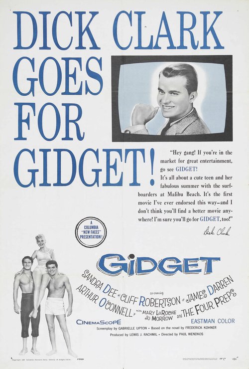 Обложка (Постер) Гиджет / Gidget (1959) SATRip Обложка (Постер) Гиджет / Gidget (1959) SATRip