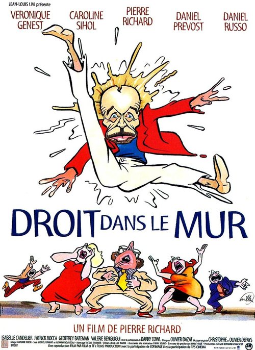 Обложка (Постер) Головой об стену / Droit dans le mur (1997) HDRip Обложка (Постер) Головой об стену / Droit dans le mur (1997) HDRip