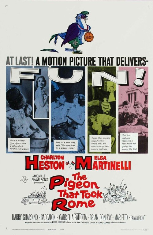 Обложка (Постер) Голубь, который захватил Рим / The Pigeon That Took Rome (1962) SATRip Обложка (Постер) Голубь, который захватил Рим / The Pigeon That Took Rome (1962) SATRip