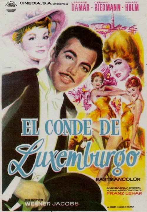 Обложка (Постер) Граф фон Люксембург / Der Graf von Luxemburg (1957) SATRip Обложка (Постер) Граф фон Люксембург / Der Graf von Luxemburg (1957) SATRip