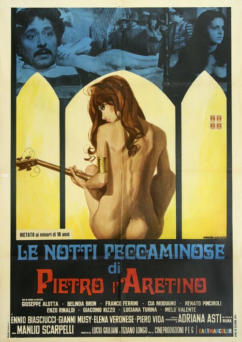 Обложка (Постер) Грешные ночи Пьетро Аретино / Le notti peccaminose di Pietro l'Aretino (1972) SATRip Обложка (Постер) Грешные ночи Пьетро Аретино / Le notti peccaminose di Pietro l'Aretino (1972) SATRip